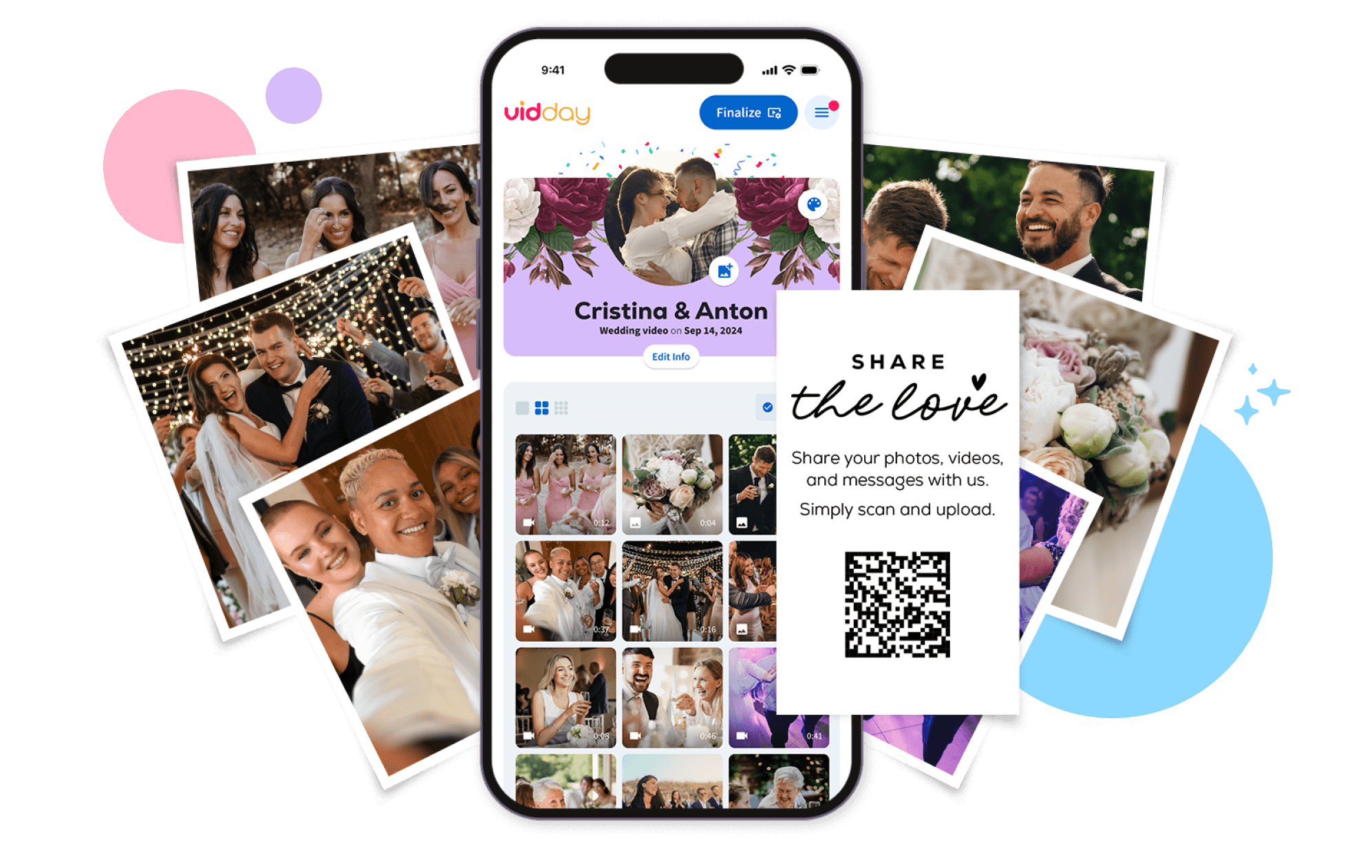 Wedding Guestbook with VidDay