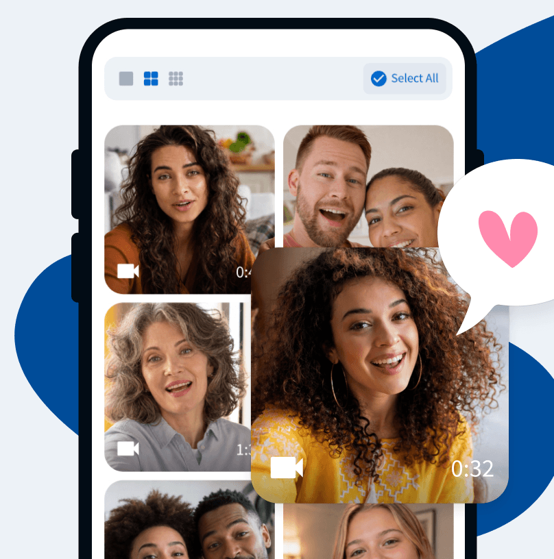 Collect Video<br/>Messages & Photos