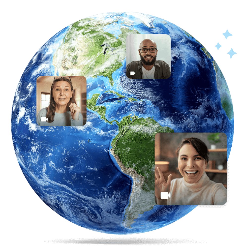 Bring together loved ones from around the world to celebrate love