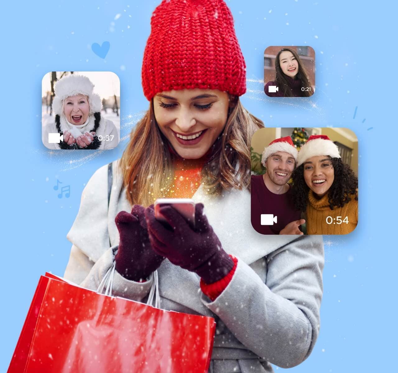 Spread Holiday Cheer with a Video Greeting