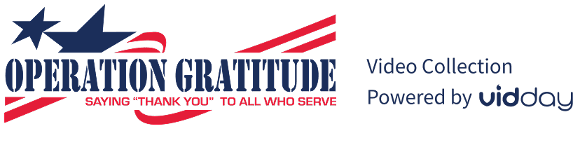 Operation Gratitude — Video Collection, Powered by VidDay