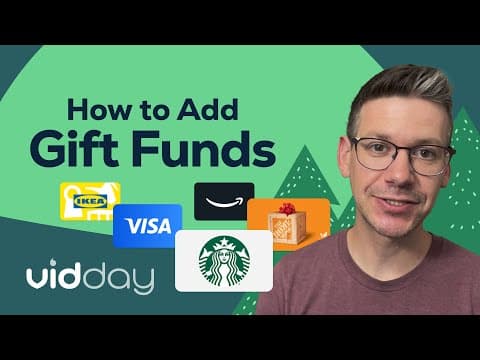How to Add Gift Funds