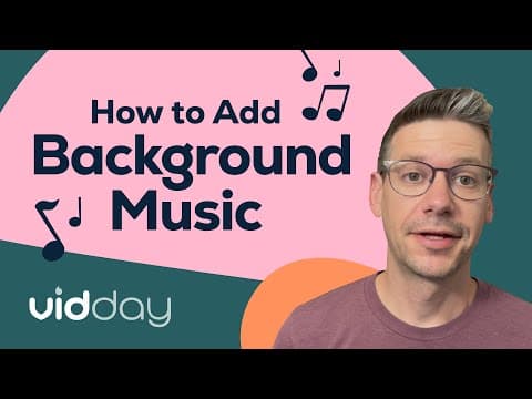 How to Add Background Music