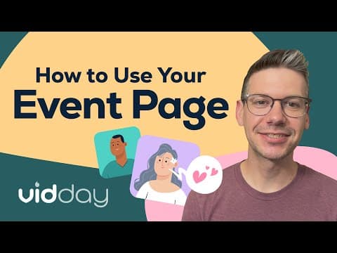 How to Use Your Event Page