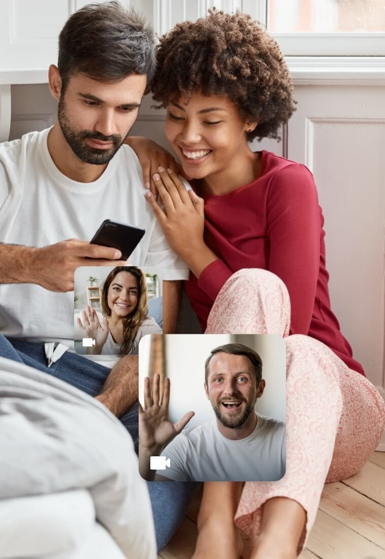 Group video cards and gift collection