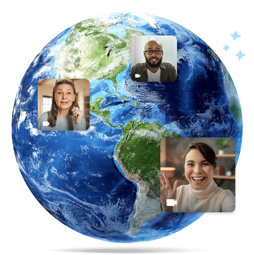 Bring together loved ones from around the world to celebrate love