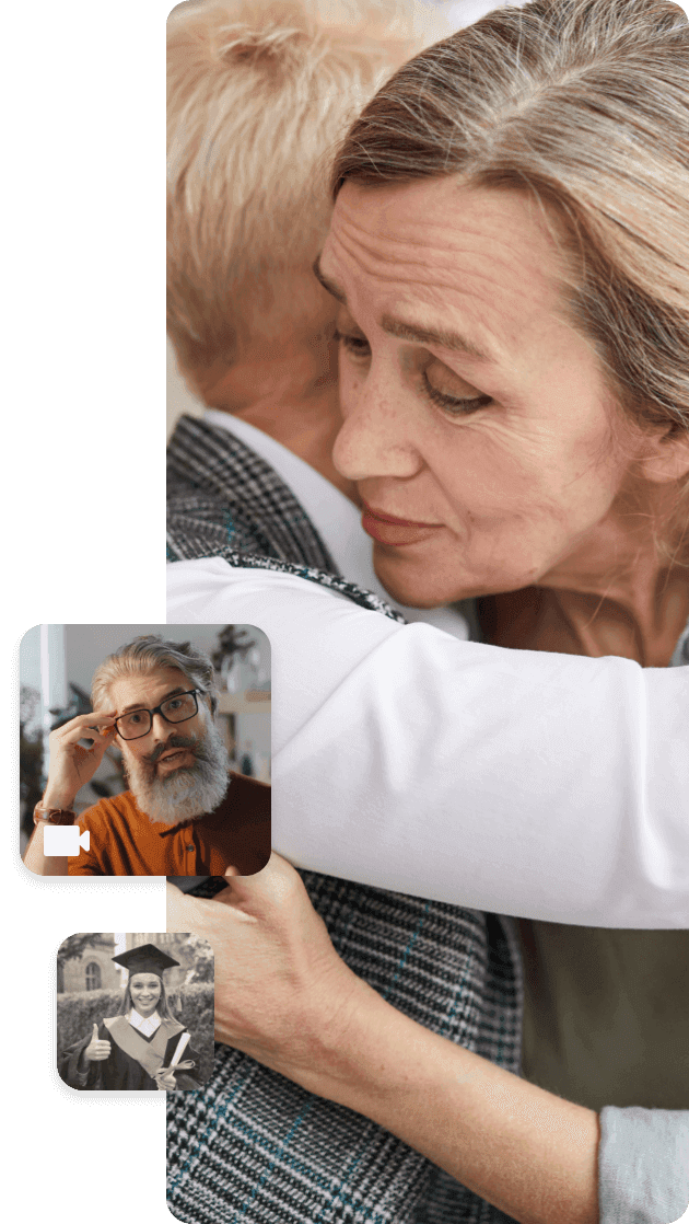 Create a memorial slideshow video