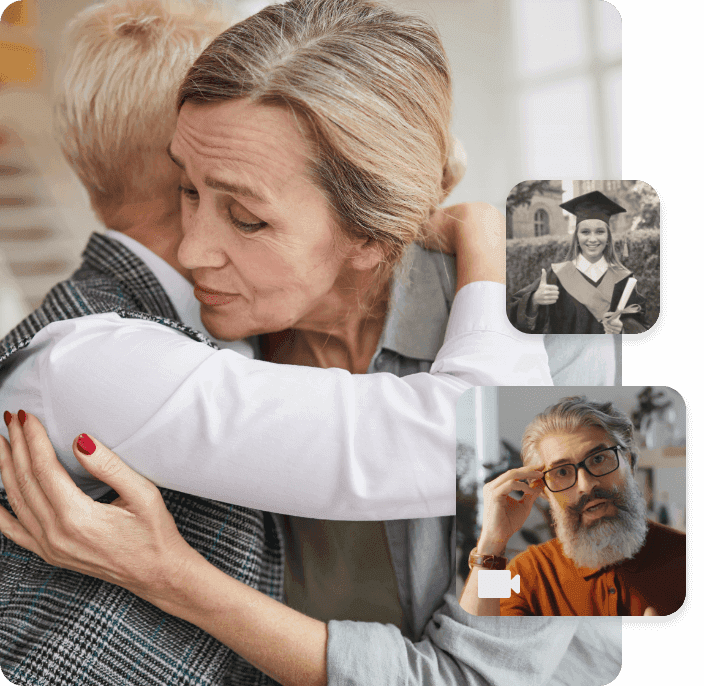 Create a memorial slideshow video