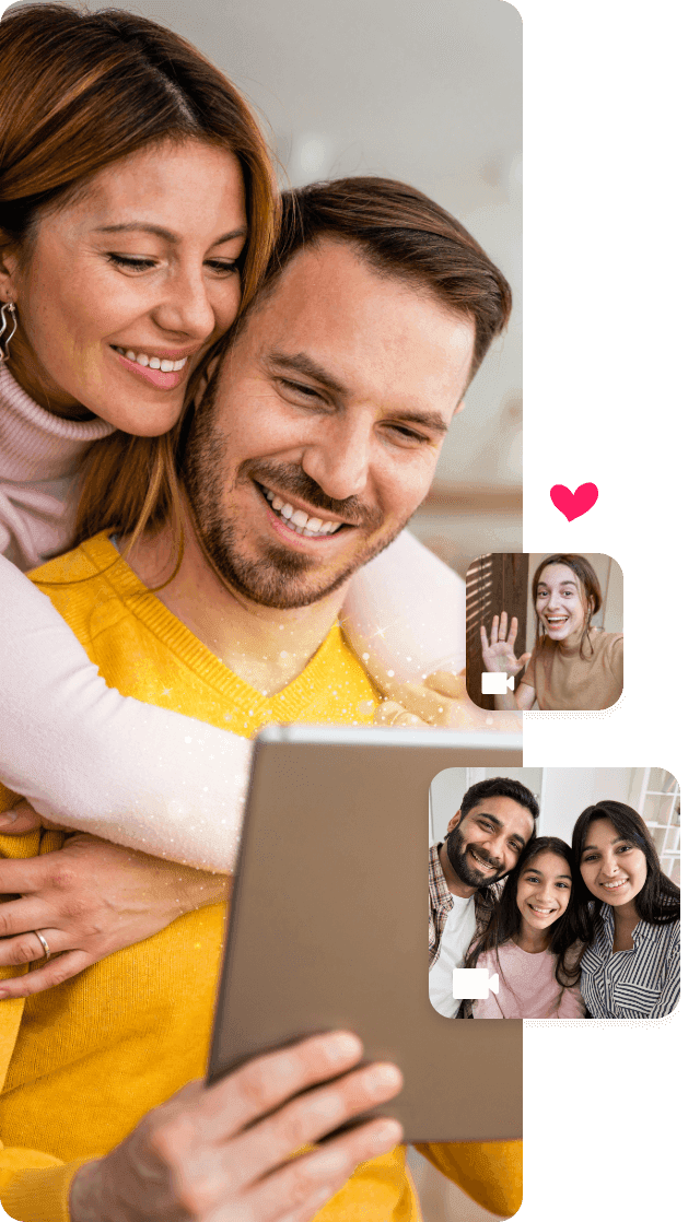 Create a thank you video for your loved ones