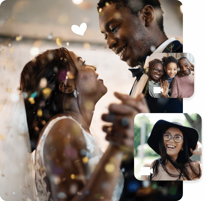 Surprise the newlyweds with a personalized wedding video gift