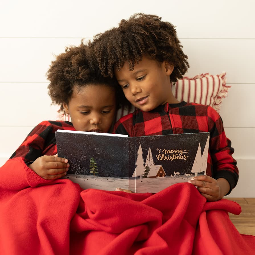 Boys watching VideoBook