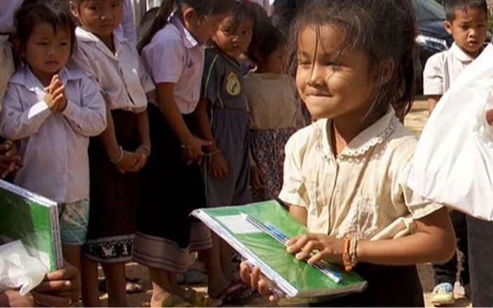 Building a future for school kids in Laos.