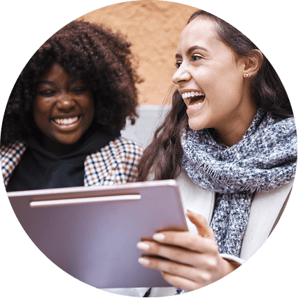 School community celebrating together